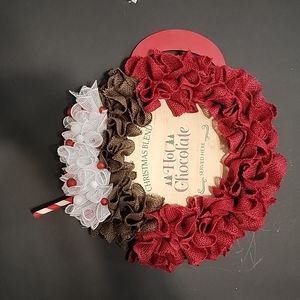 Hot chocolate wreath (christmas)